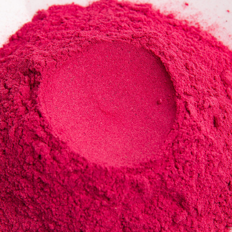 Factory wholesale freeze-dried raspberry powder baking dessert color mixing powder milk tea ice cream adding raw materials freeze-dried fruit powder