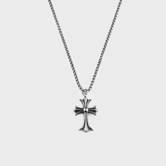 European and American Cross-Border Jewelry, Personalized Creative Vintage Cross Necklace, Niche Versatile Sweater Chain Pendant Wholesale