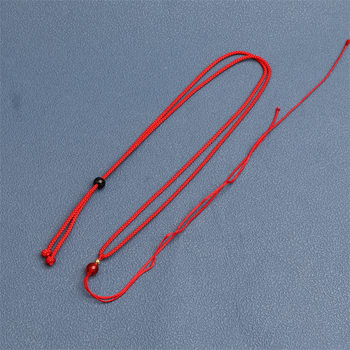 Hand-Woven Agate Bead Pendant Hanging Rope Hanging Neck Necklace Rope Pendant Rope Jade Pendant Jade Jewelry Rope for Men and Women