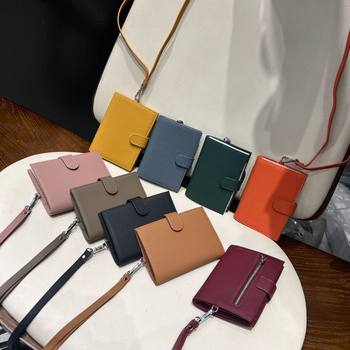 New Style Neck Leather Ultra-thin Passport Bag Multifunctional Wallet Ticket Holder Passport Certificate Wallet Storage Bag for Women