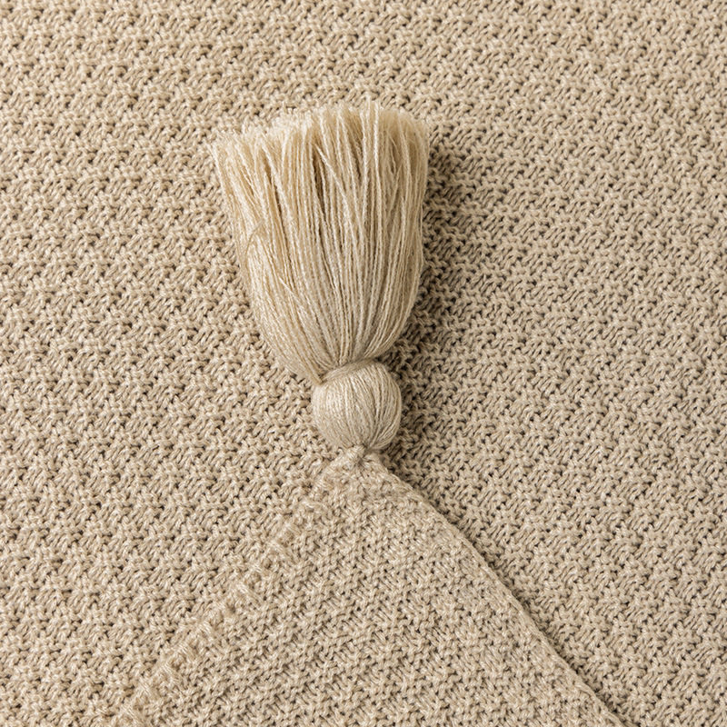 Scandinavian Sofa Throw Blanket 2025 New Office Nap Type a Knitted Blanket Aviation Blanket High-End Blanket