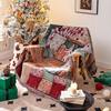 Christmas Atmosphere Sofa Cover Cloth Full Cover Sofa Cushion Four-Season Universal Multi-Functional Cover Cushion Cotton Blanket