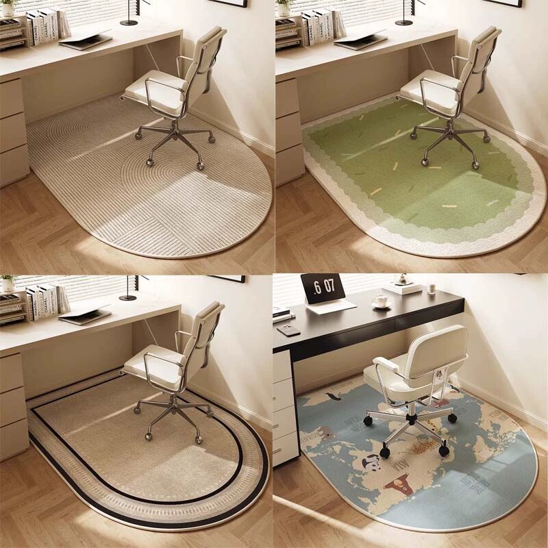 Computer Chair Mat, Floor Mat, Bedroom Dressing Table Chair Foot Pad, Study Room Gaming Chair Swivel Chair, Carpet under Desk, Office