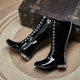 Girls Shoes silver Show Martin Boots 2025 Spring and Autumn New Girls Long High Boots Single Boots Summer
