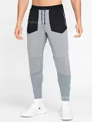26-Year Classic Cross-Border Popular Sports Mid-Waist Casual Pants Men's Long Pants with Unique Patchwork Slim Fit Pants Men 04