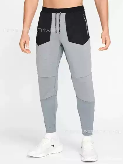 26-Year Classic Cross-Border Popular Sports Mid-Waist Casual Pants Men's Long Pants with Unique Patchwork Slim Fit Pants Men 04