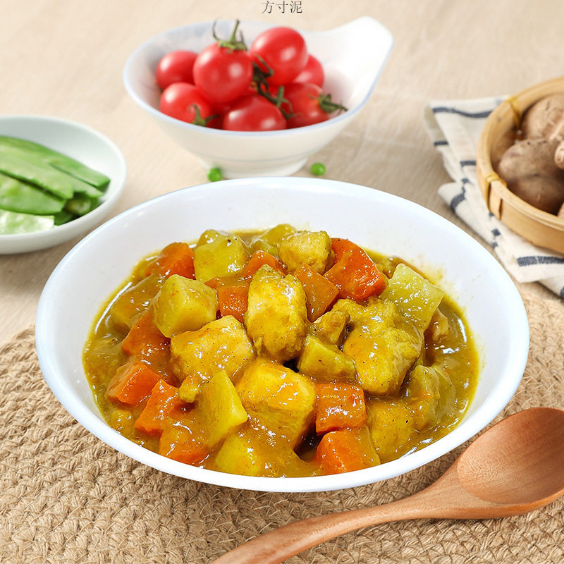 Xinmeixiang Room Temperature Curry Chicken Instant Bagged Cooking Bag Takeaway Commercial Convenient Ready-To-Eat Fast Food Heated Lid