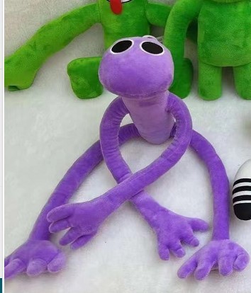 现货跨境新品roblox rainbow friends彩虹伙伴小蓝人公仔毛绒玩具