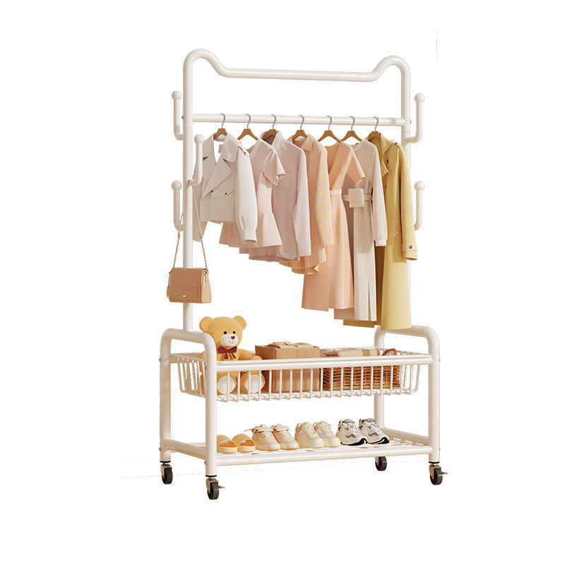 Simple Coat Rack Floor Hanger Household Bedroom Clothes Drying Simple Clothes Storage Rack Indoor Hanger