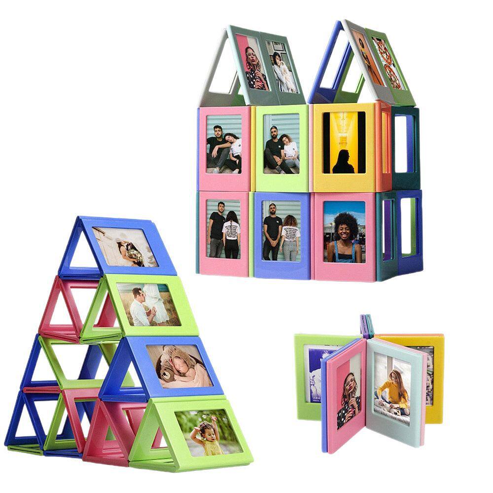 Amazon Temu Best-Selling Polaroid 3inch Magnetic Photo Frame Creative DIY Magnet Photo Frame Fun Magnetic Small Photo Frame