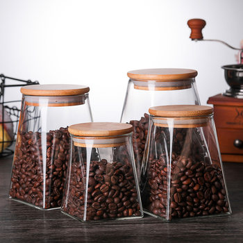 Quartet Glass Sealed Food Storage Jar Milk Powder Jar Grain Storage Jar Tea Jar Candy Storage Jar