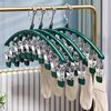 Multifunctional stainless steel clothes clip socks clip home drying rack baby clothes underwear storage socks rack wholesale