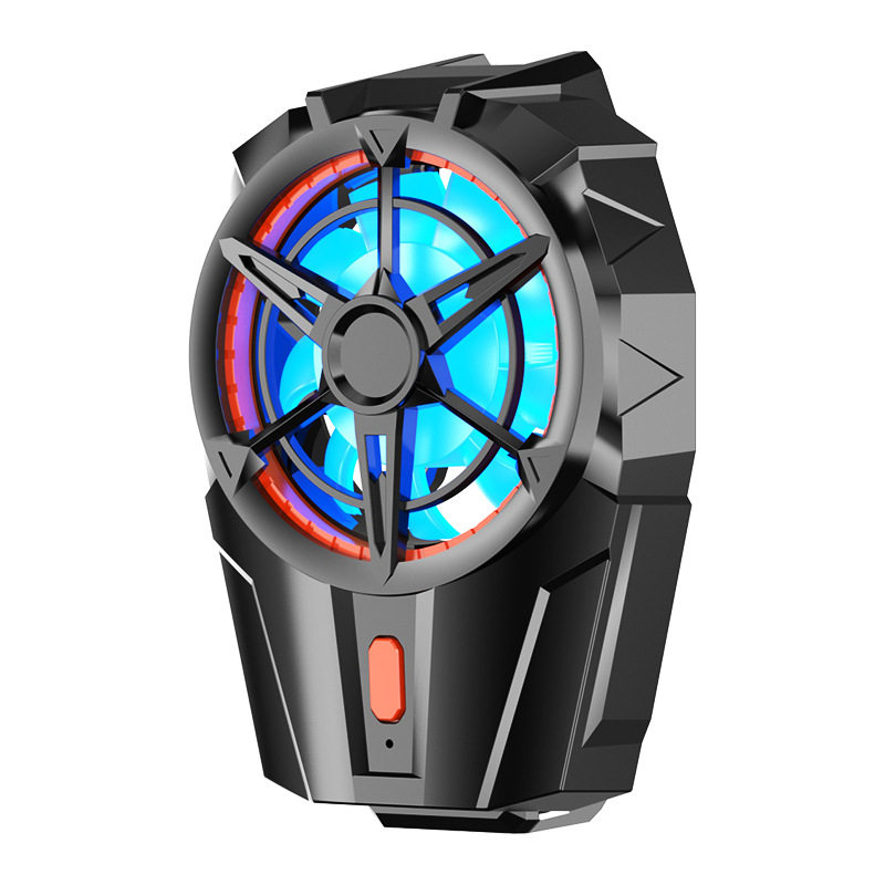 New X52 mobile phone radiator charging air-cooled silent three-speed adjustable mobile phone fast cooling radiator