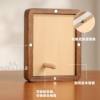 Black Walnut Solid Wood Photo Frame with Mortise and Tenon Mini 3inch 4inch Magnetic Fridge Magnet Photo Frame DIY Polaroid Display Stand