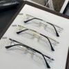 New Edge-Cut Titanium Frame Ultra-Light Titanium Frame Elegant Glasses Frame Myopia Frame Men's Glasses Frame 8203