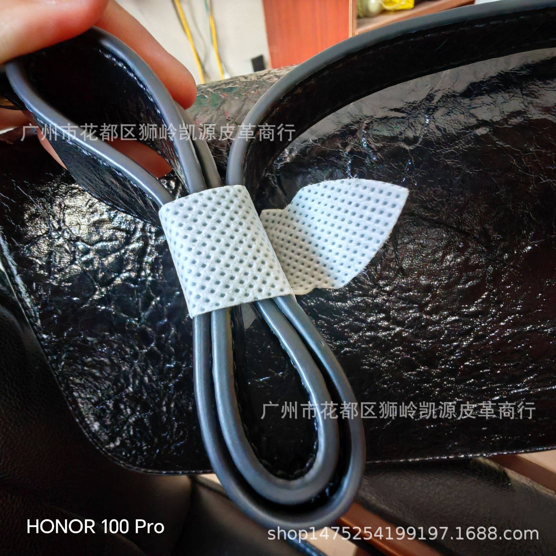 In-Stock Non-Woven Black Cable Ties, Dog Tooth Cable Ties, Fishbone Shoulder Straps