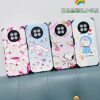 Four-Corner Lambskin Suitable for Vivos50 Cartoon Precision Hole Phone Case X90 X100 X200 Soft Full-Cover Protective Case