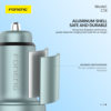 Fengneng C18 Aluminum Alloy Mini Car Charger Dual Port A+C Smart Qc3.0 Super Fast Charging Pd Car Charger 48W