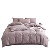 60 cotton double-layer yarn bed four-piece set 100 cotton bedding simple 2 meters quilt bed sheet three-piece set