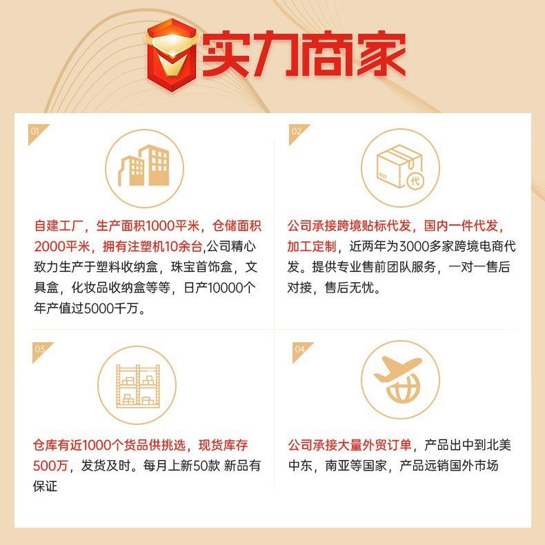 Cross-Border New Product Transparent Jewelry Storage Box Ins Style Large Capacity Household Organizing Box Earrings Necklace Dustproof Drawer