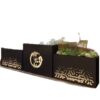 Cute Flower Box Outdoor Creative Combination Kindergarten Playground Outdoor Fence Partition Flower Trough Iron Flower Pot Planting