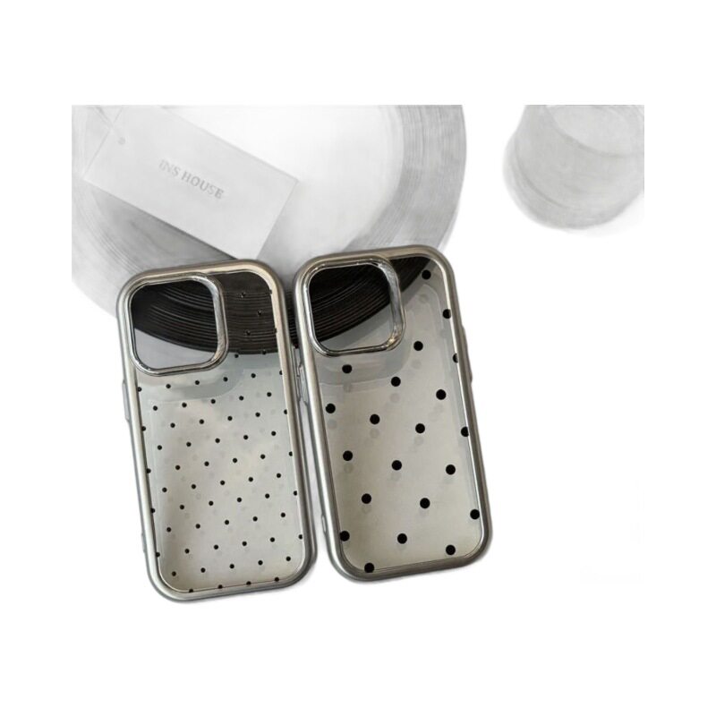 Simple and advanced wave point for Apple 15/14/13promax phone case 12/11 soft xr/xs drop-proof 7p
