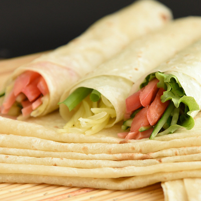 Shandong Handmade Single Pancake, Tianpan Pancake, Braised Pork Pancake, Roast Duck Pancake, Zibo Pancake, Pancake, Pancake, Spring Pancake