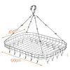 Stainless Steel Sweater Basket Clothes Drying Rack with Clips for Home Balcony Cashmere Sweater Drying Rack for Socks