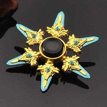 The original god around the fingertip gyro finger gyro metal children's toys finger rotation students decompression black technology