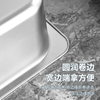 Stainless Steel New Chinese Portion Basin Square Basin Plate Preservation Box Fast Food Restaurant Malatang Jam Food Milk Tea Canteen