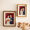Wooden 6inch Photo Frames, Empty Frames for Wedding Photos, Hollow Wall-Mounted Photo Frames, Display Stands, Dried Flower Specimen Frames, Cardboard Picture Frames