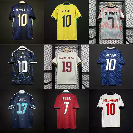 2627 World Cup National Team Argentina Spain England France Mbappe Jersey Fan Thai Version Uniform