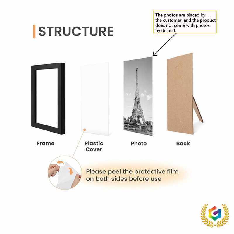 ✅ Cross-Border Meikeduo Amazon Temu Xiyin 8X10 Photo Frame Wooden Wall Hanging Decorative Picture Frame 3-Piece 5-Piece Set