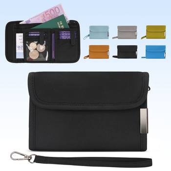 Cross-Border Rfid Anti-Theft Card Holder, Multi-Functional Coin and Document Storage Bag, Passport Holder, Overseas Passport Wallet
