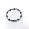Vintage black diamond bracelet 16cm