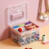 Large Capacity Thickened Multi-layer Needle Box Household Empty Box Storage Box Durable High-grade Button Box Portable Dust-proof