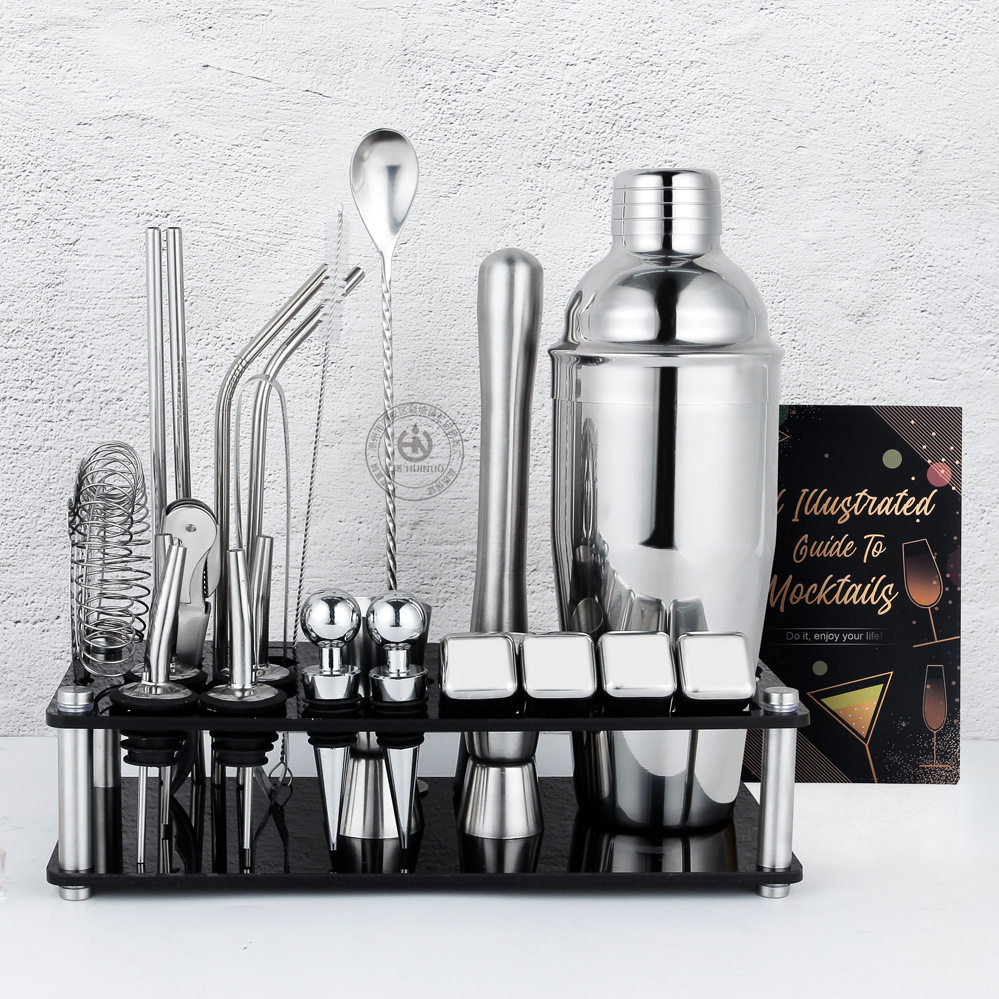 Bar Tools Cocktail Shaker Boston Shaker Shaker Full Set Stainless Steel Bartending Set