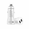 The new PD40W fast charger car charger dual PD car charger one drag two cigarette lighter car charger for Apple flash charger