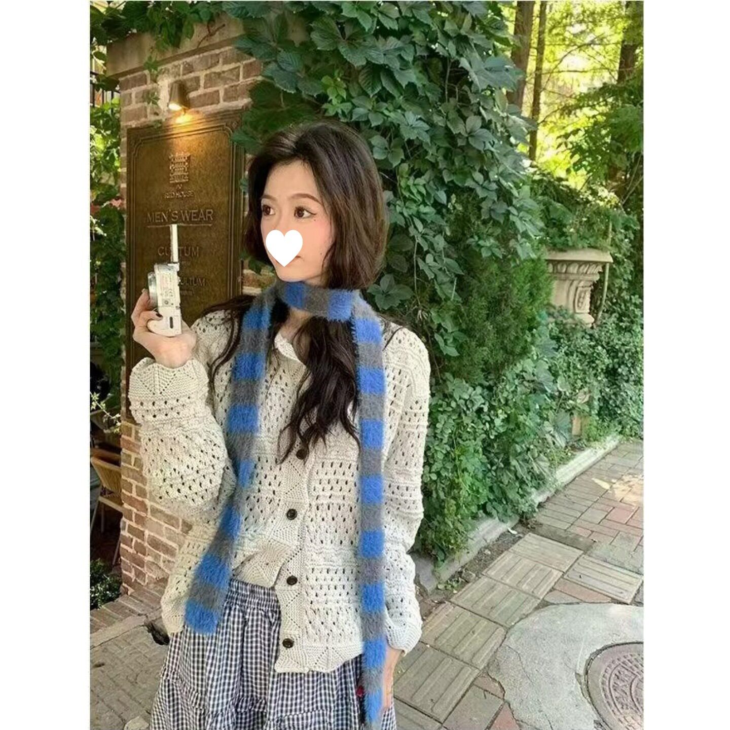 春季镂空翻领开衫休闲纯色波西米亚风针织开衫巨好看女装