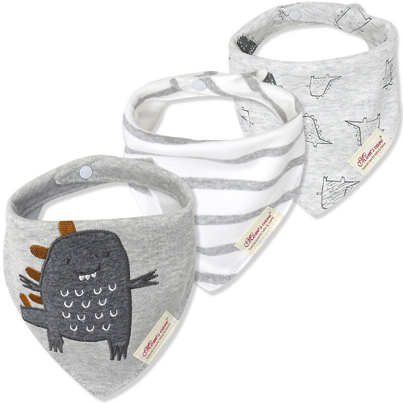 Baby infant spring and summer thin triangle scarf bib