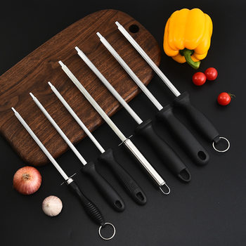 Stainless Steel Sharpening Rod, Diamond Sharpening Tool, Sharpening Stone, Scissors, Ceramic Carbon Steel Butcher Sharpening Stick, Kitchen Tools