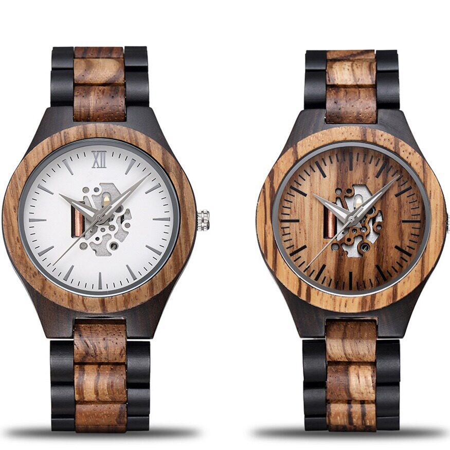 Manufacturer Supplies Wooden Watches, Simple Cut Out Watches, Business Men's and Women's Quartz Watches, Fashionable Woodwatch