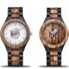 Manufacturer Supplies Wooden Watches, Simple Cut Out Watches, Business Men's and Women's Quartz Watches, Fashionable Woodwatch