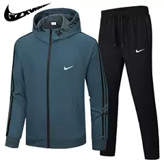 Men's Casual Sport Sleeveless Hoodie Two-Piece Set for Couples, Oversized Running Activewear, Fall 2025