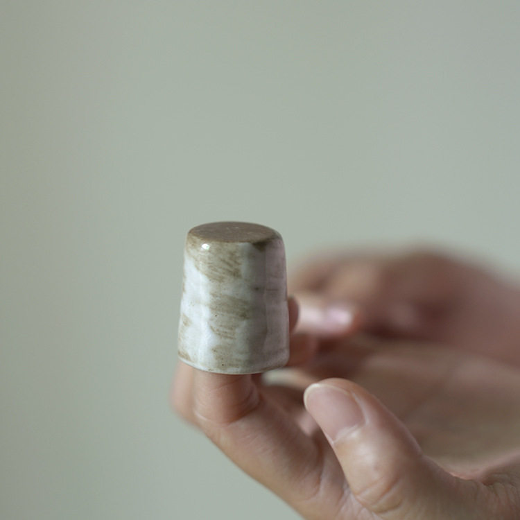 Japanese Style Stoneware Hand-made Liquor Glass Household Wine Set Small Product Spirits One-bite Cup Ceramic Tea Cup