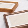 Mortise and tenon solid wood rounded corner photo frame black walnut table 6 inch 67 8 inch gold sandalwood picture frame high sense