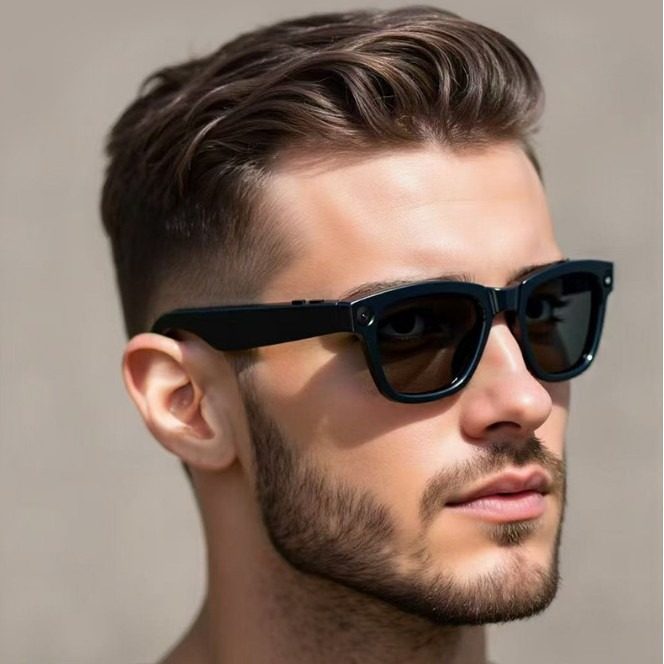 Yx New Ai Photo Glasses with Camera Hd Anti-Shake Photo and Video Smart Bluetooth Glasses Smart Sunglasses