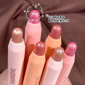 A Touch of Forming Lazy High-gloss Eye Shadow Brightening Pen Pearlescent Fine Glitter Brightening Silkworm Three-in-one Broken Diamond Eye Area