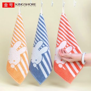 Gold Square Cotton genuine goods Adult Children's Household Hand Wash Face Cartoon Soft Absorbent MF6112 Towel