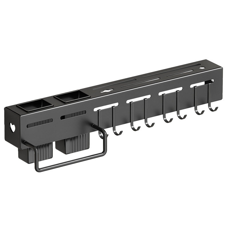 Stainless Steel Knife Holder Wall-mounted Chopsticks Holder Knife Multi-functional Storage Rack Kitchen Hanging Rack Cross-border Direct Supply
